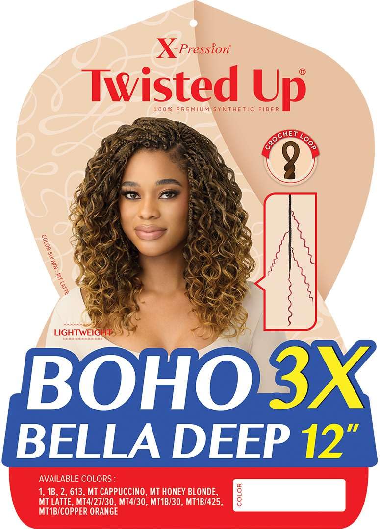 Outre X-Pression Twisted Up - Boho Bella Deep 12" 3X (MT1B/30)