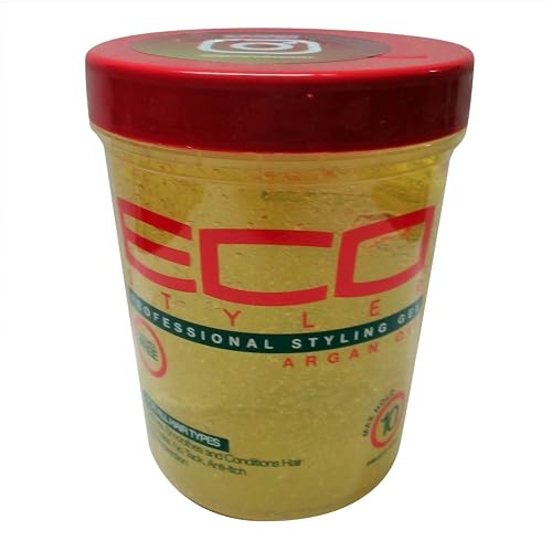 ECOCO EcoStyler Styling Gel, Moroccan Argan Oil, 32 oz (Pack of 4) Beauty & Personal Care ECOCO