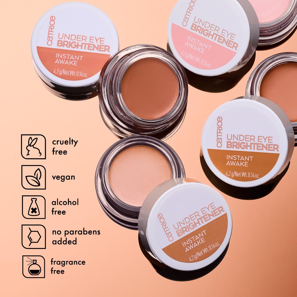 Catrice | Under Eye Brightener | Conceal & Brighten Dark Circles | With Hyaluronic Acid & Shea Butter | Vegan, Cruelty Free & Paraben Free (010 | Beauty and Personal Care Catrice Cosmetics