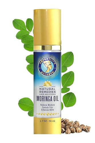 Nefertiti's Secrets Moringa Oil Organic Hair Growth - Wild Pure Rosemary Hair Oil for Nourishment, Rejuvenate & Moisturize - Curly Secret Hair Beauty & Personal Care Nefertiti's Secrets