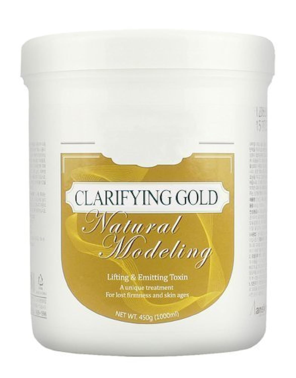 1000ml Clarifying Gold Natural Modeling Mask Pack Powder for Anti-aging & Skin Elasticity Beauty & Personal Care Anskin