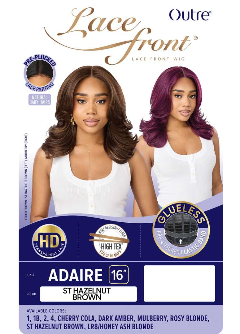 Outre Lace Front Wig - Adaire (MEDIUM BROWN 4)