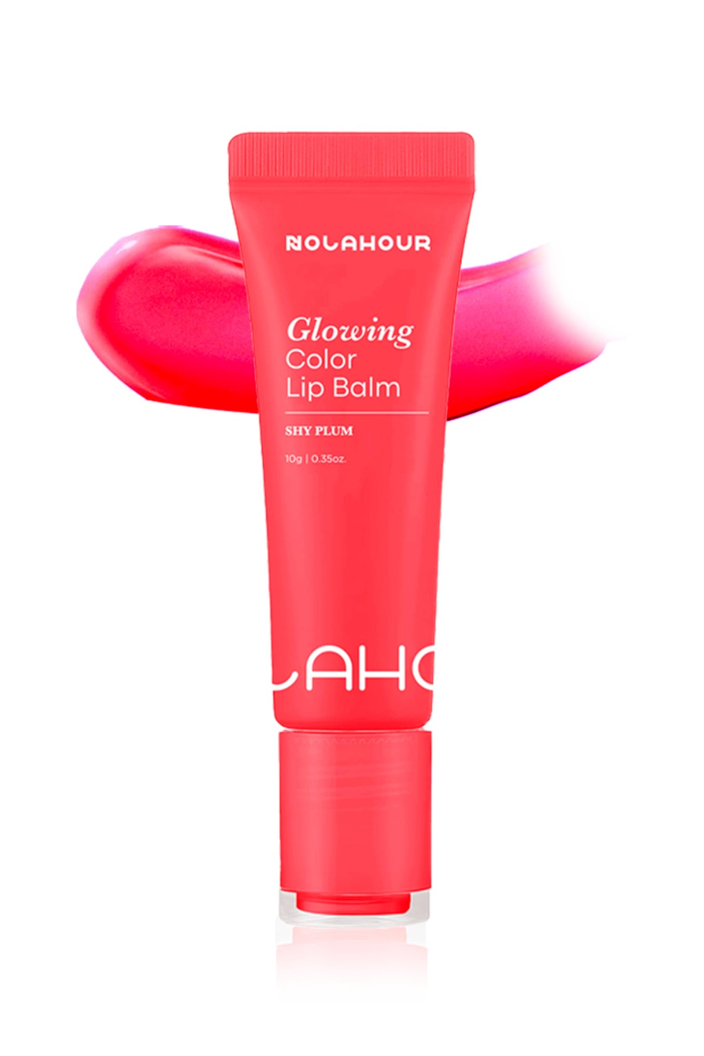 NOLAHOUR Glowing Color Lip Balm 0.35 Oz - Hydrating Lip Balm Lip Gloss for Girls - Vegan Lip Balm & Lip Plumping Gloss - Lip Glowy Balm & Lip Care Beauty and Personal Care NOLAHOUR