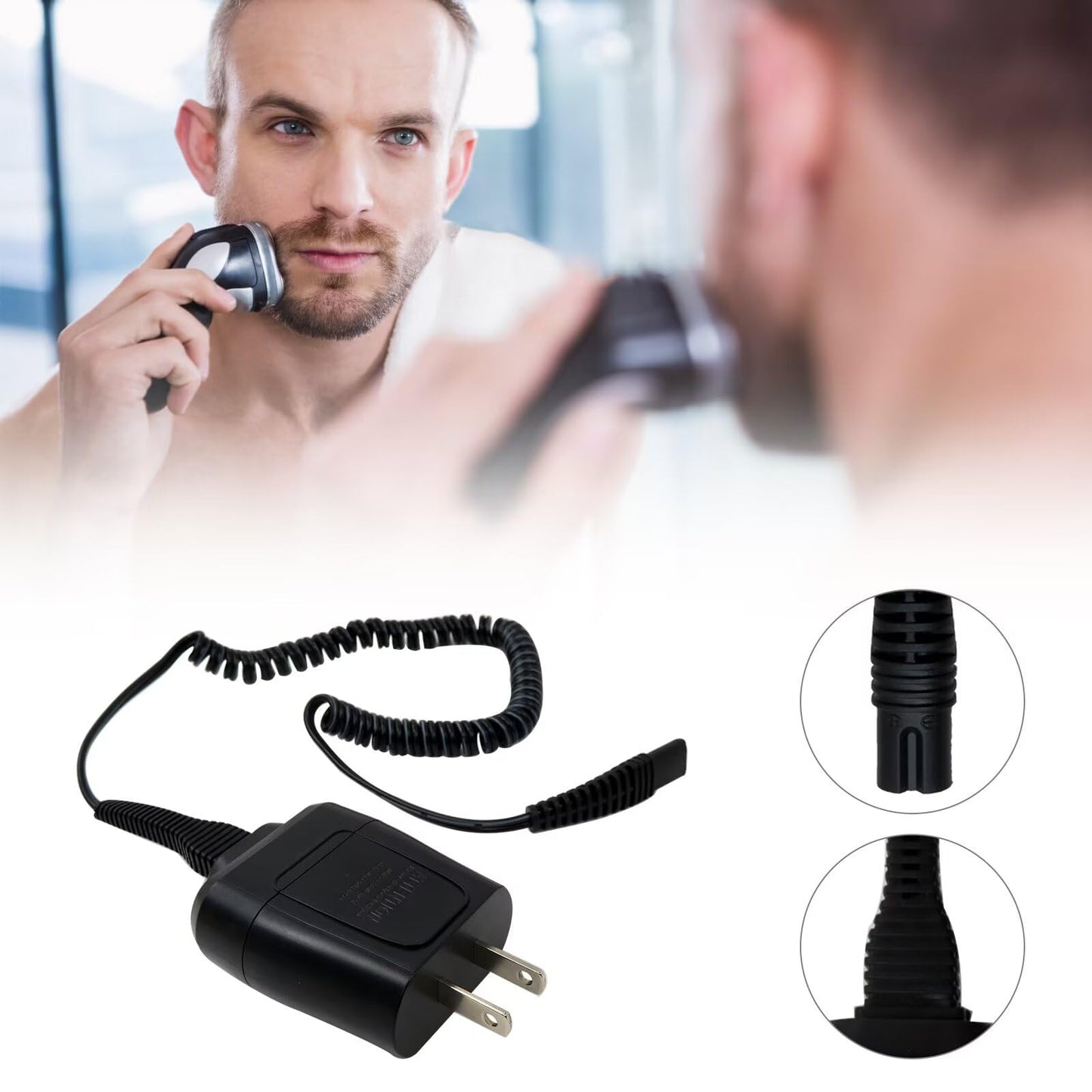 Wall Charger Cord Replacement for B-raun Series 9 9095cc, 9290, 9292cc, 9293s, 9295cc, 9330s, 9385cc, 9390cc, 9460cc, 9465cc, 9477cc Electric Shaver Beauty and Personal Care USonline911