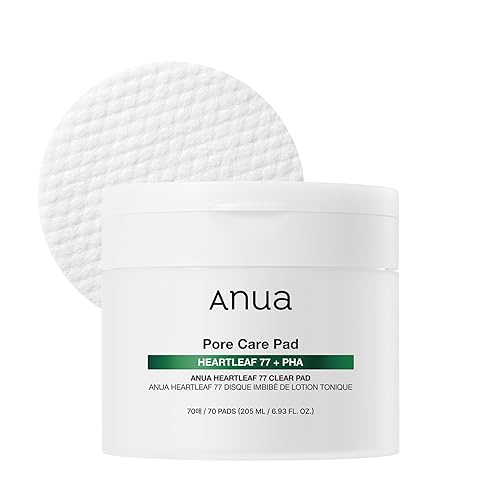 ANUA Heartleaf 77 Toner Pad 70 Sheets, PHA Dead Skin Care Low pH with Korean toner pads, Daily exfoliating, Quick & Easy Facial Mask With Hearleaf Beauty & Personal Care ANUA