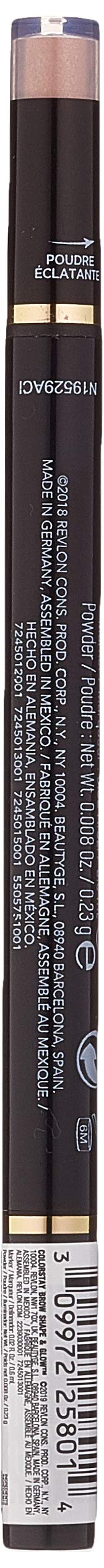 Revlon ColorStay Brow Shape and Glow, Soft Black Beauty & Personal Care REVLON