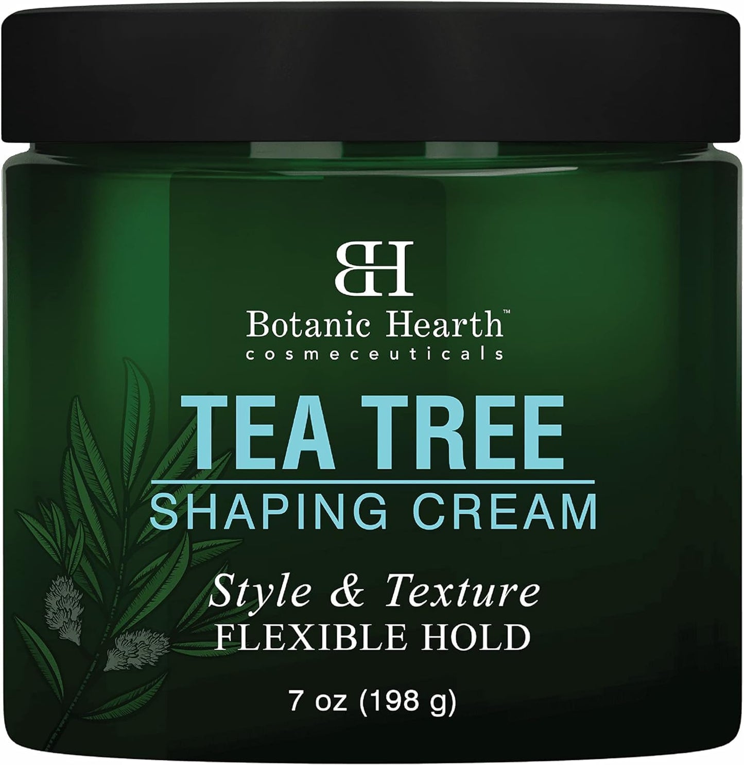 Botanic Hearth Tea Tree Shaping Cream, Hair Styling Cream with Collagen & Biotin | Style & Texture, Strong & Flexible Hold, for All Hair Types | Men Beauty & Personal Care Botanic Hearth