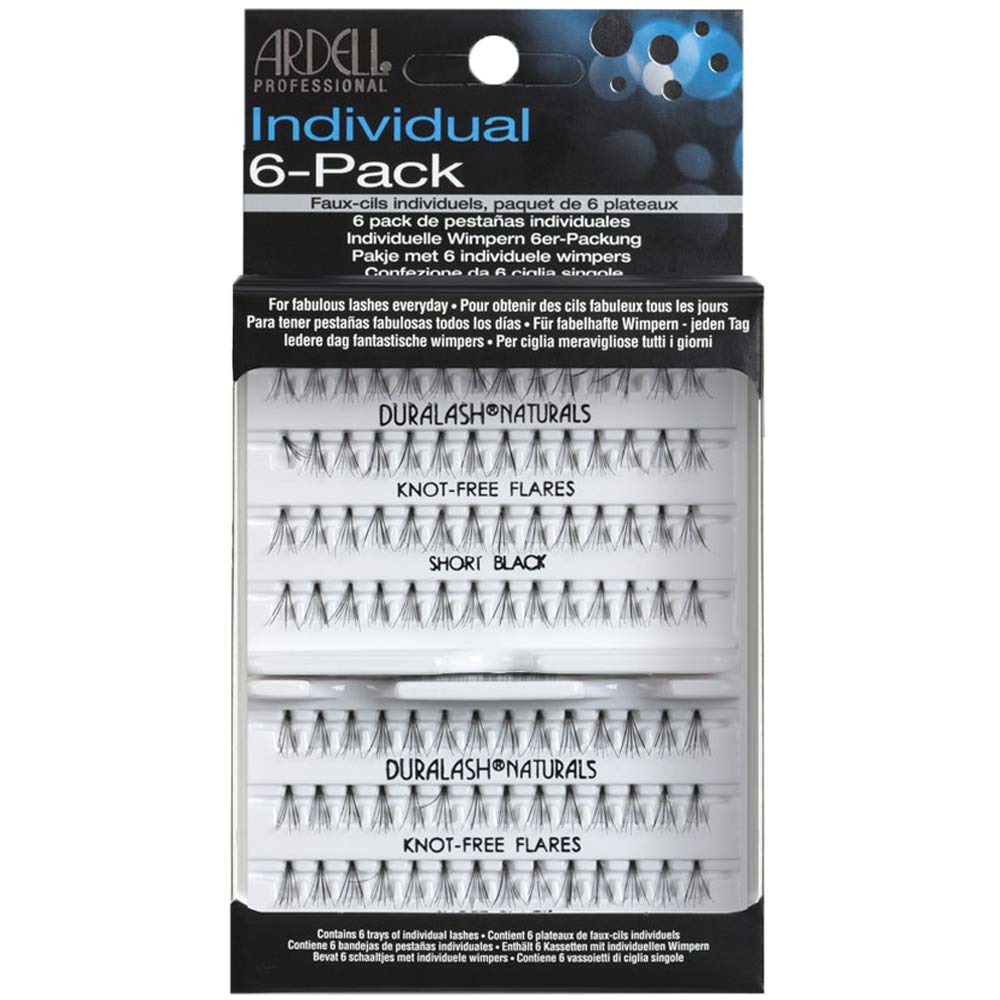 6 Pack Knot-Free Individuals Short Black Beauty & Personal Care Ardell