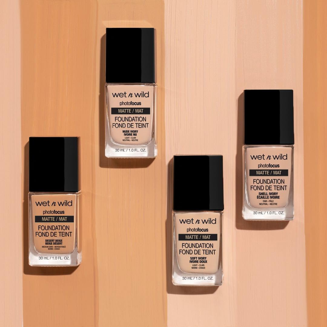 wet n wild Photo Focus Foundation, Shell Ivory, 1 Fluid Ounce Beauty & Personal Care wet n wild