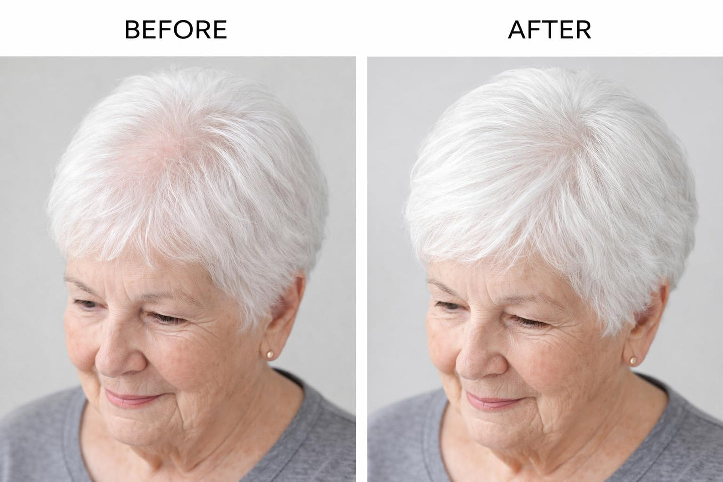 diCESARE NEW Silver Hair Building Fiber - Fuller Looking Gray Hair - Lightweight Coverage for Thinning Areas - NOW IN 2 SIZES Beauty & Personal Care DICESARE