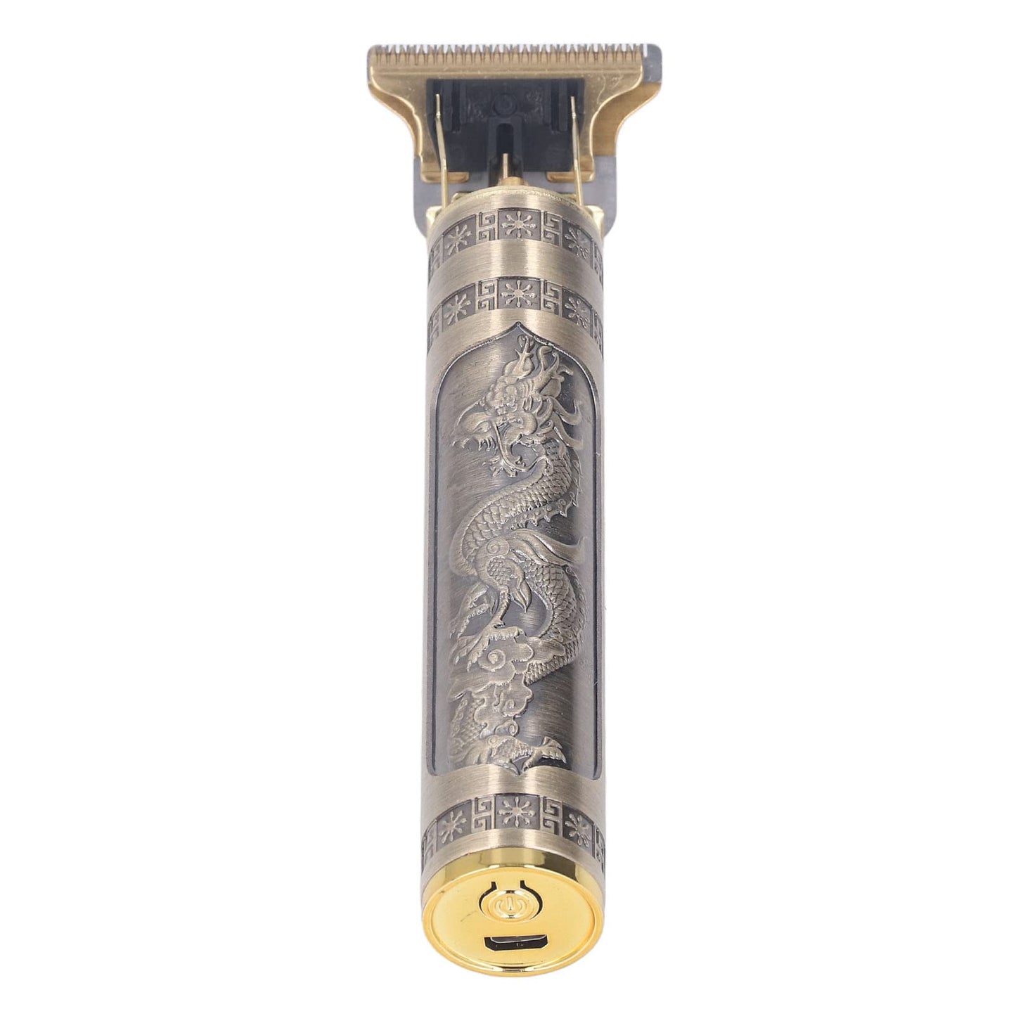 Yosoo Hair Trimmer, Electric Metal Body T Blade Hair Trimmer USB Charging for Men for Haircut (Dragon Pattern) Beauty and Personal Care Yosoo