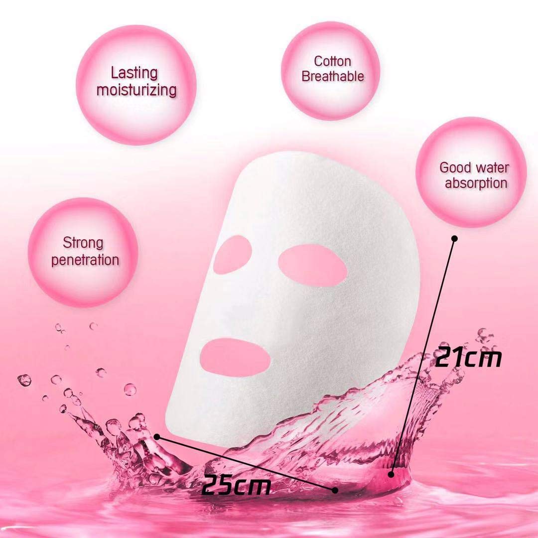 100 pcs Compressed Facial Mask Sheet Beauty DIY Disposable Mask Paper Natural Cotton Skin Care Wrapped Masks Normal Thick?Get a Small Mask Bowl, Mask Beauty & Personal Care ZMBeautk
