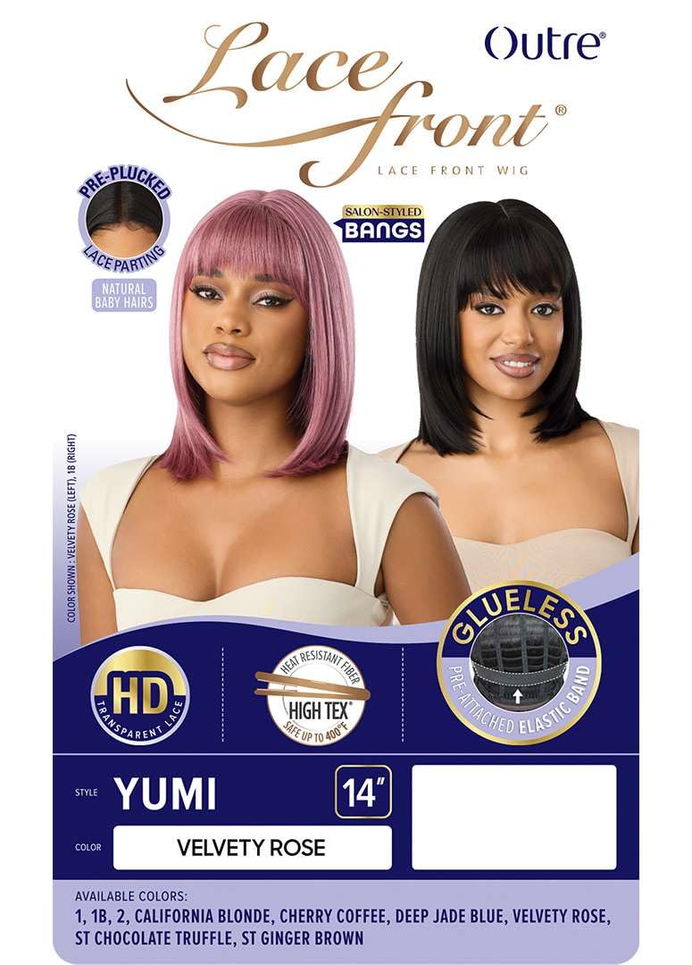Outre Lace Front Wig - Yumi (CHERRY COFFEE)