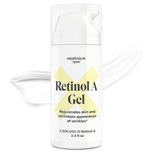 Retinol-A Gel - Anti-Aging Retinol Moisturizer Repairs Fine Lines & Wrinkles - Daily Use for Smoother, Firmer & Younger Looking Skin- (99.9% Water Beauty & Personal Care Supplement Spot