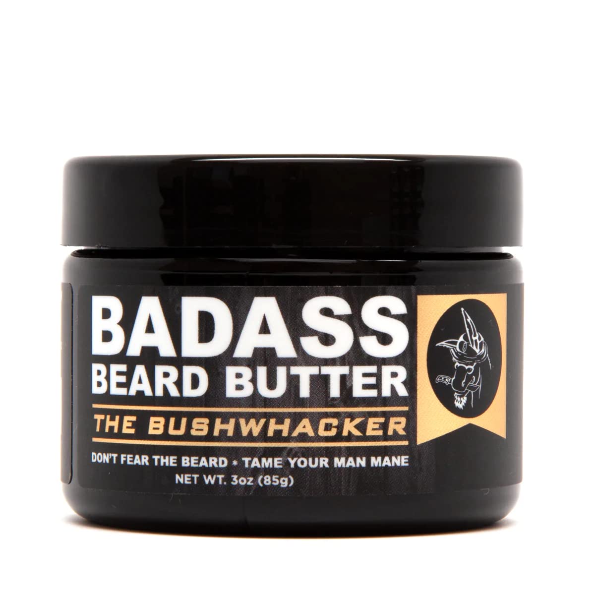 Badass Beard Care Beard Butter For Men - THE BUSHWHACKER, 3 oz - Made of Natural Ingrediens for Healthy, Soften and Itchness Free Beard and Mustache Beauty and Personal Care Badass Beard Care