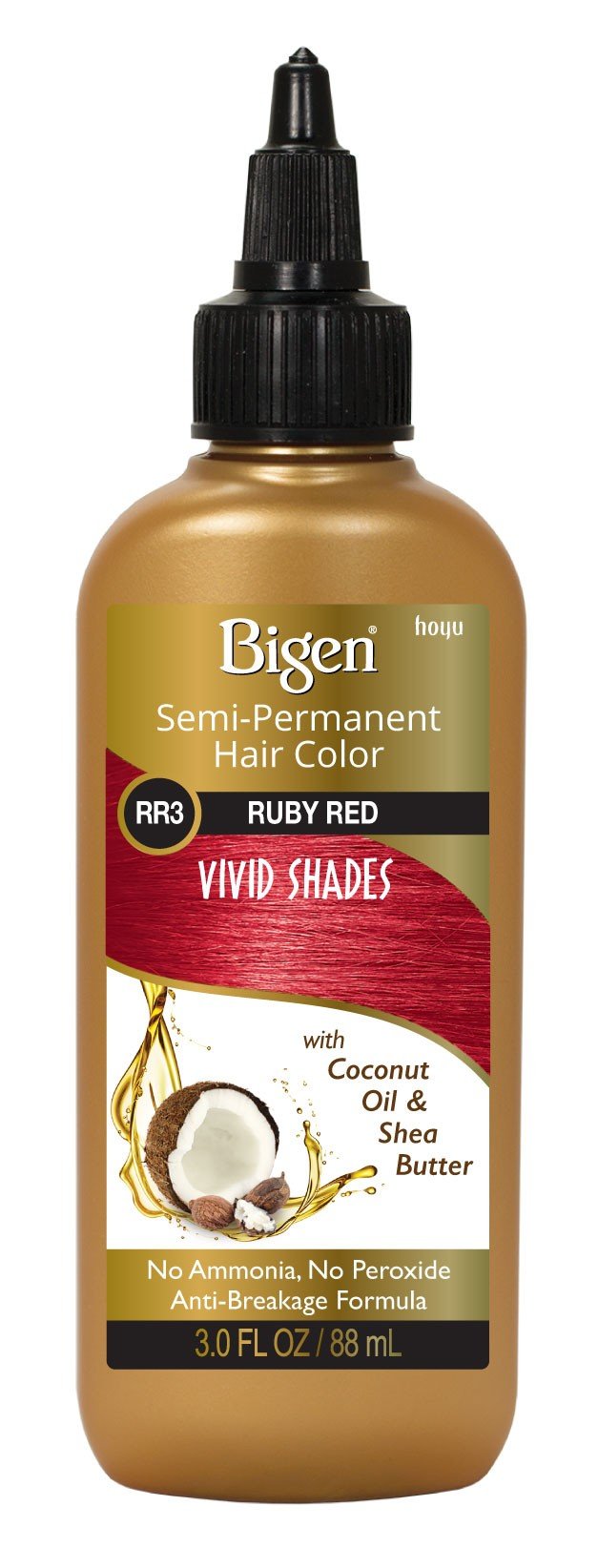 Bigen Semi-Permanent Haircolor #Rr3 Ruby Red Vivid 3 Ounce (88ml) (3 Pack) Beauty & Personal Care Bigen