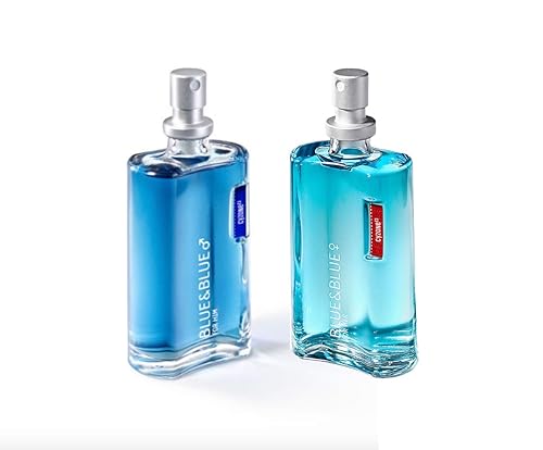 Cyzone Blue & Blue Eau de Parfum for Her and Eau de Toilette for Him Set, 2.5 fl. oz. Each Beauty & Personal Care Cyzone Esika