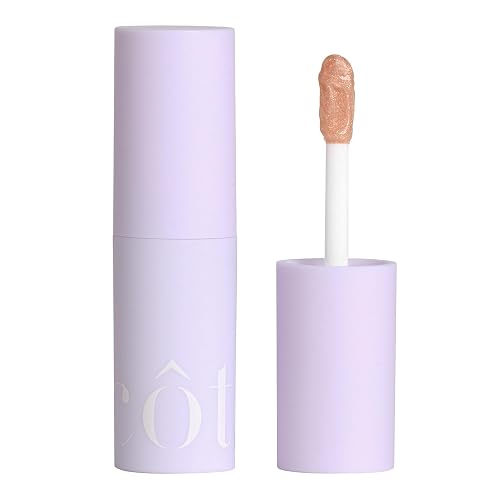 Cote Beauty's Euphoria Peptide Lip Shine, Ultra Hydrating & Long-Lasting Shimmery Sheer Nude Plumping Lip Gloss for Women with Hyaluronic Acid, Shea Beauty & Personal Care Cote Shop