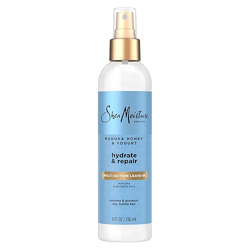 Shea Moisture Multi-Action Leave-In Conditioner Manuka Honey And Yogurt For Damaged Hair Sulfate Free Conditioner Spray 8 Oz Beauty & Personal Care Shea Moisture