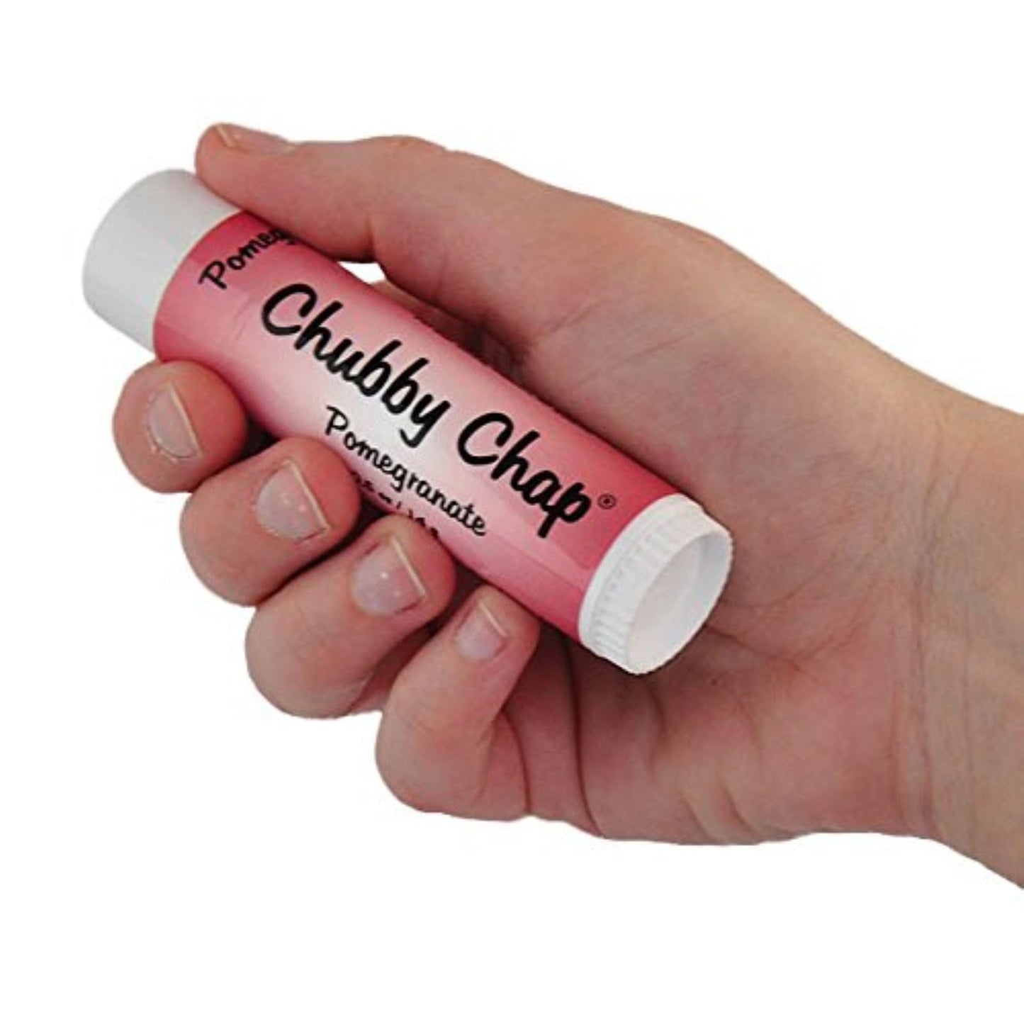 Chubby Chap - Three (3x) Large Jumbo Natural Lip Balm - .5 Ounce Pomegranate Beauty and Personal Care Chubby Chap