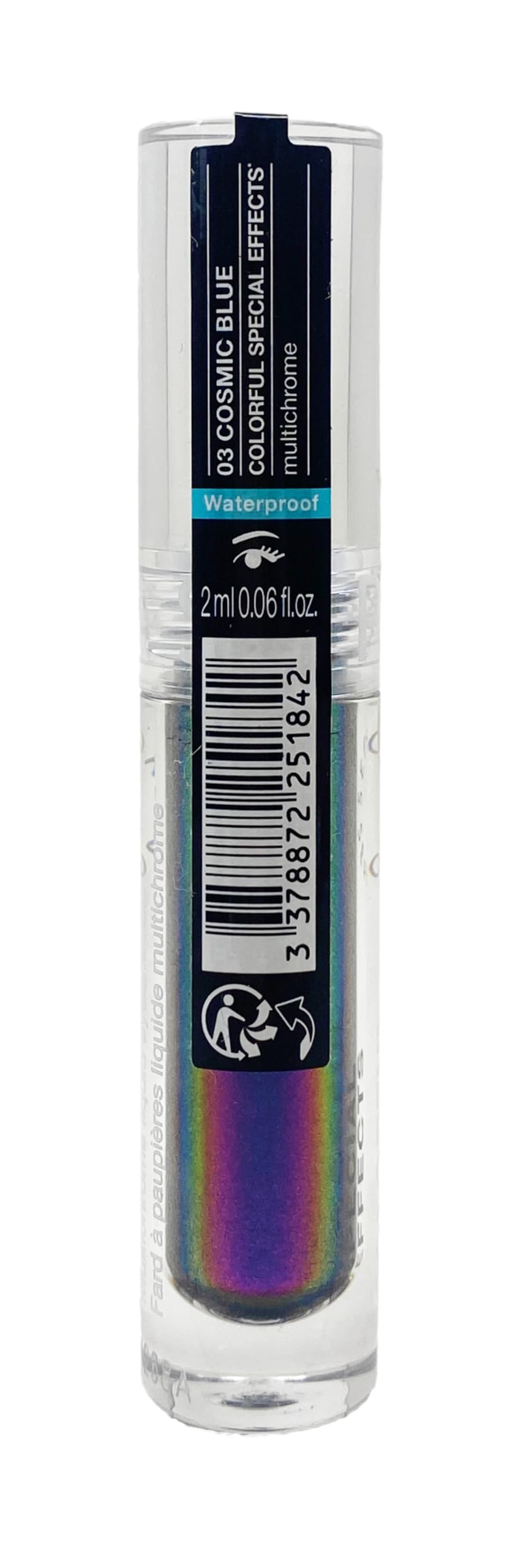 SEPHORA COLLECTION 12H Colorful Special Effects Multichrome Liquid Shadows - 03 Cosmic Blue (rich blue gradient shimmer) 0.06 oz/2 mL