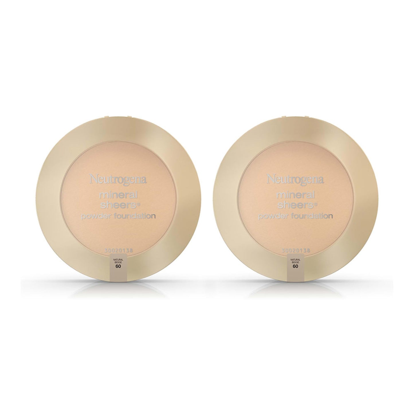 Neutrogena Mineral Sheers Compact Powder Foundation, Lightweight & Oil-Free Mineral Foundation, Fragrance-Free, Natural Beige 60,.34 oz Beauty & Personal Care Neutrogena