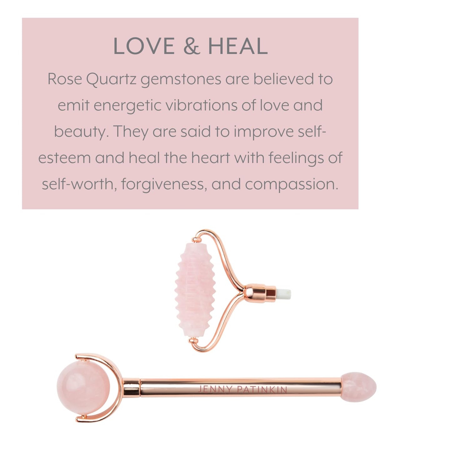 Jenny Patinkin Rose on Rose Pop and Roll Face Roller Beauty & Personal Care JENNY PATINKIN