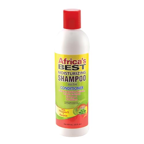 Africa's Best Moisturizing Shampoo With Conditioner, 12 Oz,Green,1-108-12-1200 Beauty & Personal Care Africa's Best