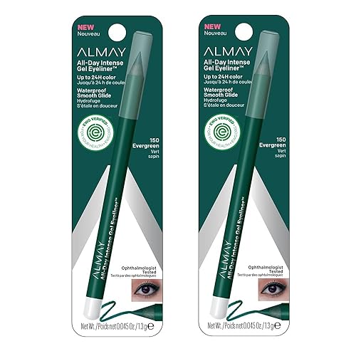 Pack of 2 Almay All-Day Intense Gel Eyeliner, Evergreen 150 Beauty & Personal Care Almay