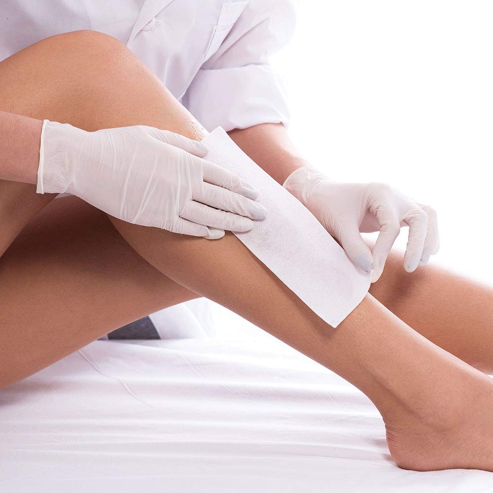ForPro Professional Collection Firmasoft Non-Woven Epilating Strips, Tear-Resistant, 10% Thicker - Pre-Cut Strips for Hair Removal, White, 3” W x 9” Beauty and Personal Care ForPro Professional Collection