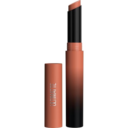 Maybelline Color Sensational Ultimatte Matte Lipstick, Non-Drying, Intense Color Pigment, More Sepia, Mid-Tone Camel, 1 Count Beauty & Personal Care MAYBELLINE