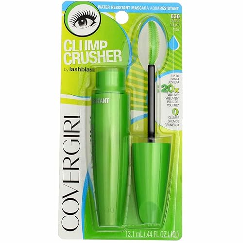 CoverGirl LashBlast Clump Crusher Mascara, Water Resistant, Black 830 - Pack of 3 Beauty & Personal Care COVERGIRL