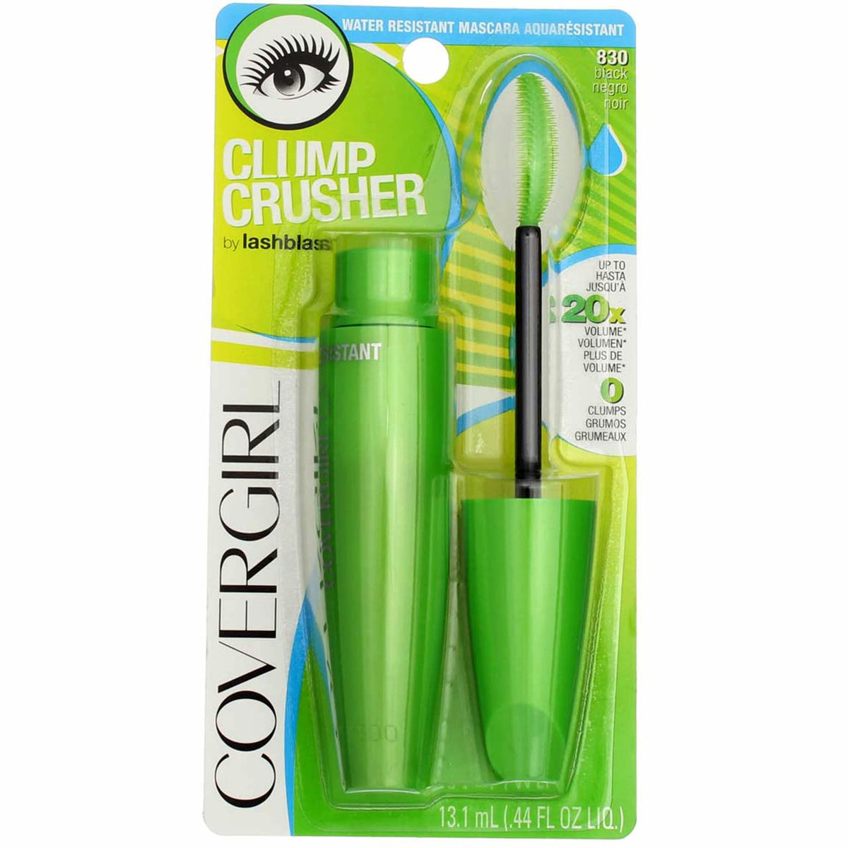 CoverGirl LashBlast Clump Crusher Mascara, Water Resistant, Black 830 - Pack of 3 Beauty & Personal Care COVERGIRL