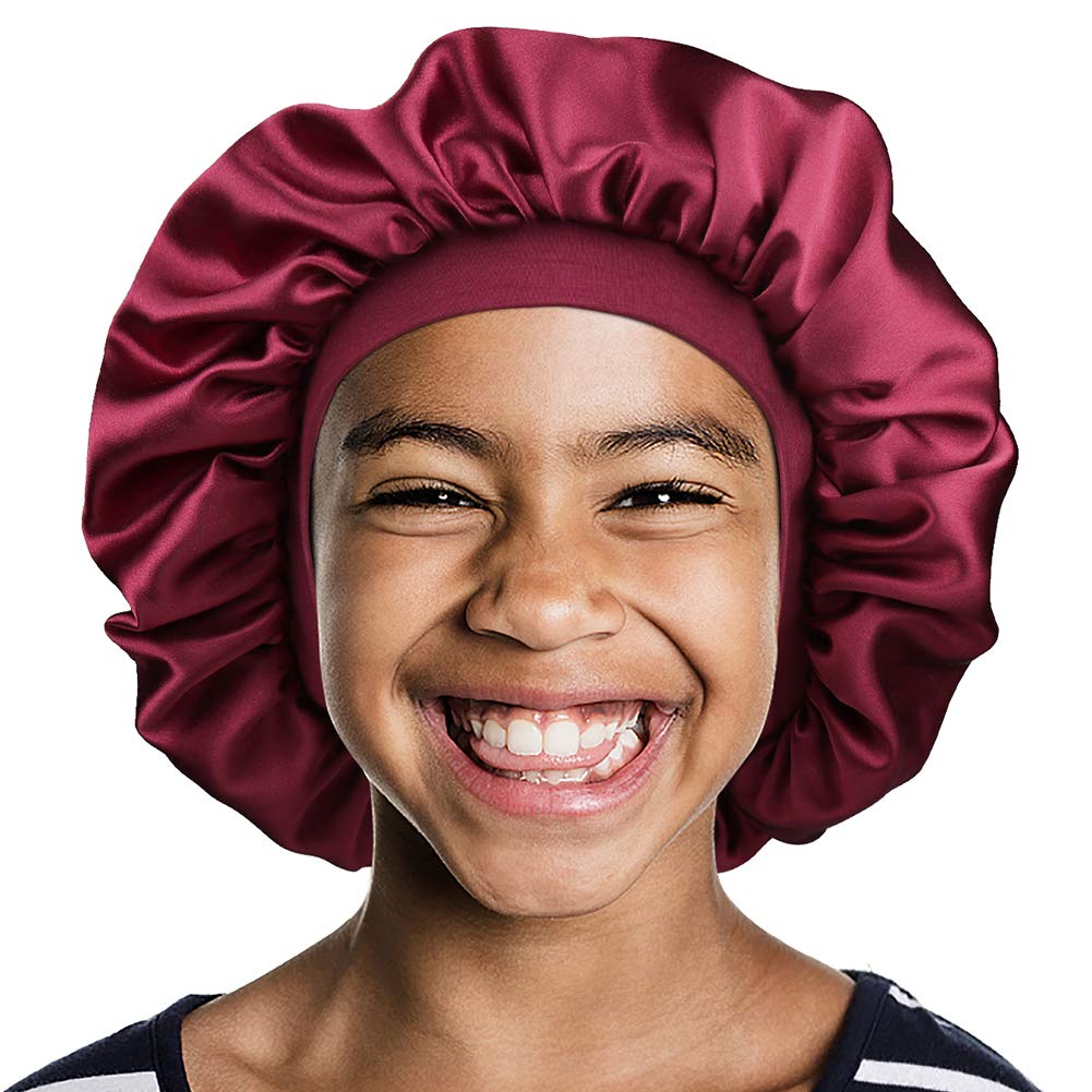 Alnorm Extra Large Hair Bonnet Cap Girls Soft Beanie for Sleeping Beauty and Personal Care Alnorm