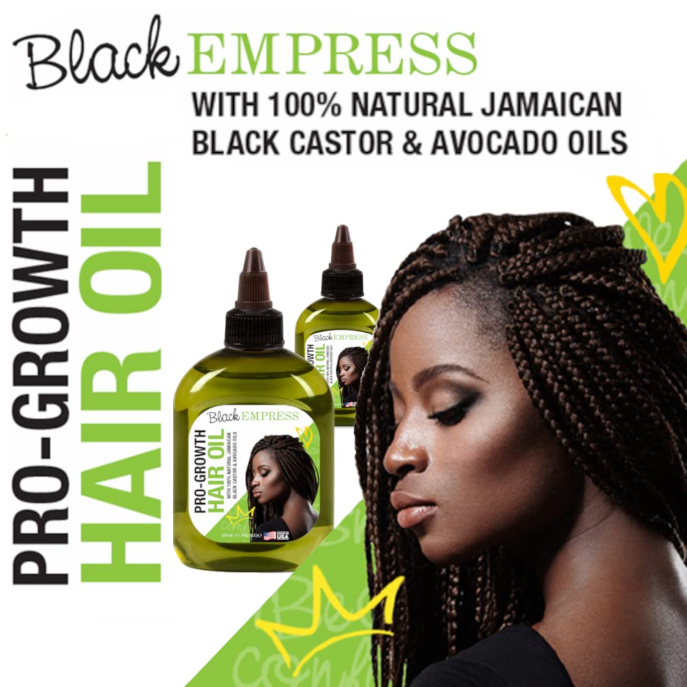 SFC Black Empress Pro-Growth Jamaican Black Castor & Avocado Hair Growth Hair Oil 2.5 oz. Beauty & Personal Care SFC
