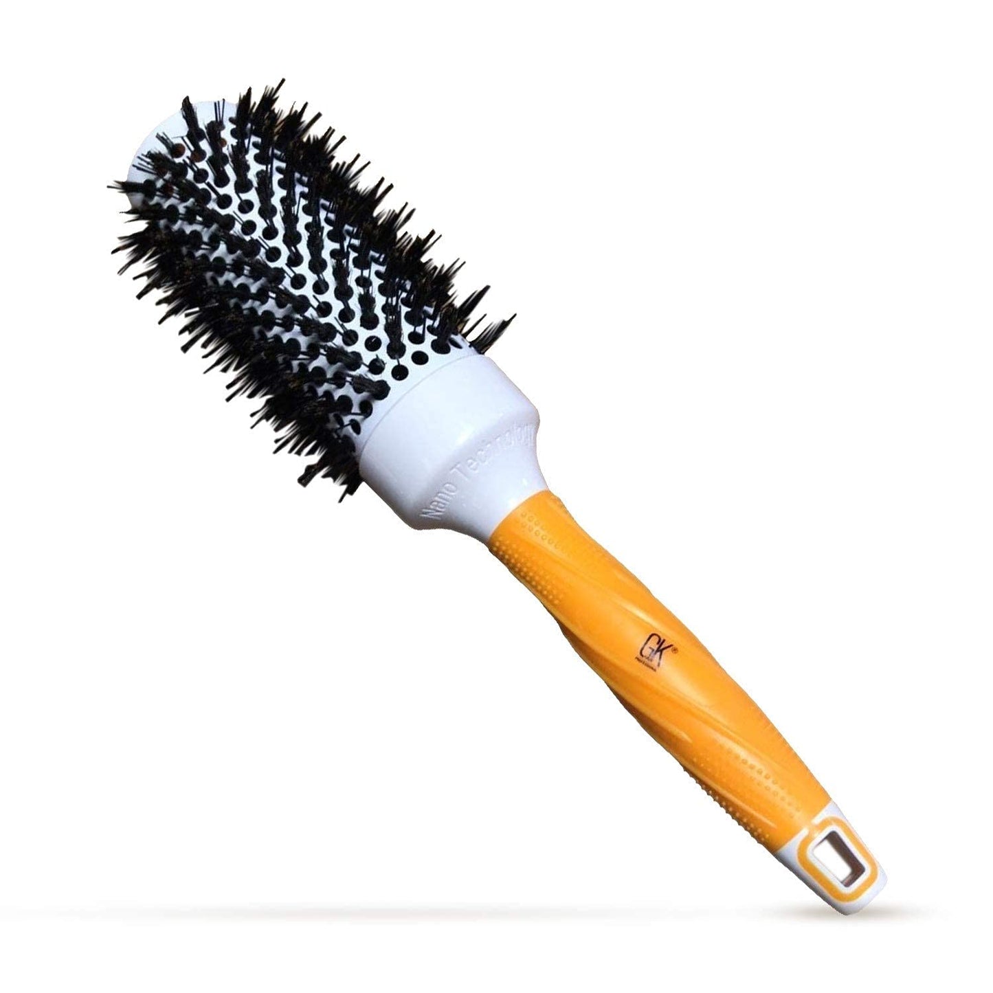 GK HAIR Global Keratin Professional Large Thermal Extra Round Brush 43mm Ceramic Coated Barrel Anti Static Frizz Control Blow Drying Styling Beauty & Personal Care GK HAIR