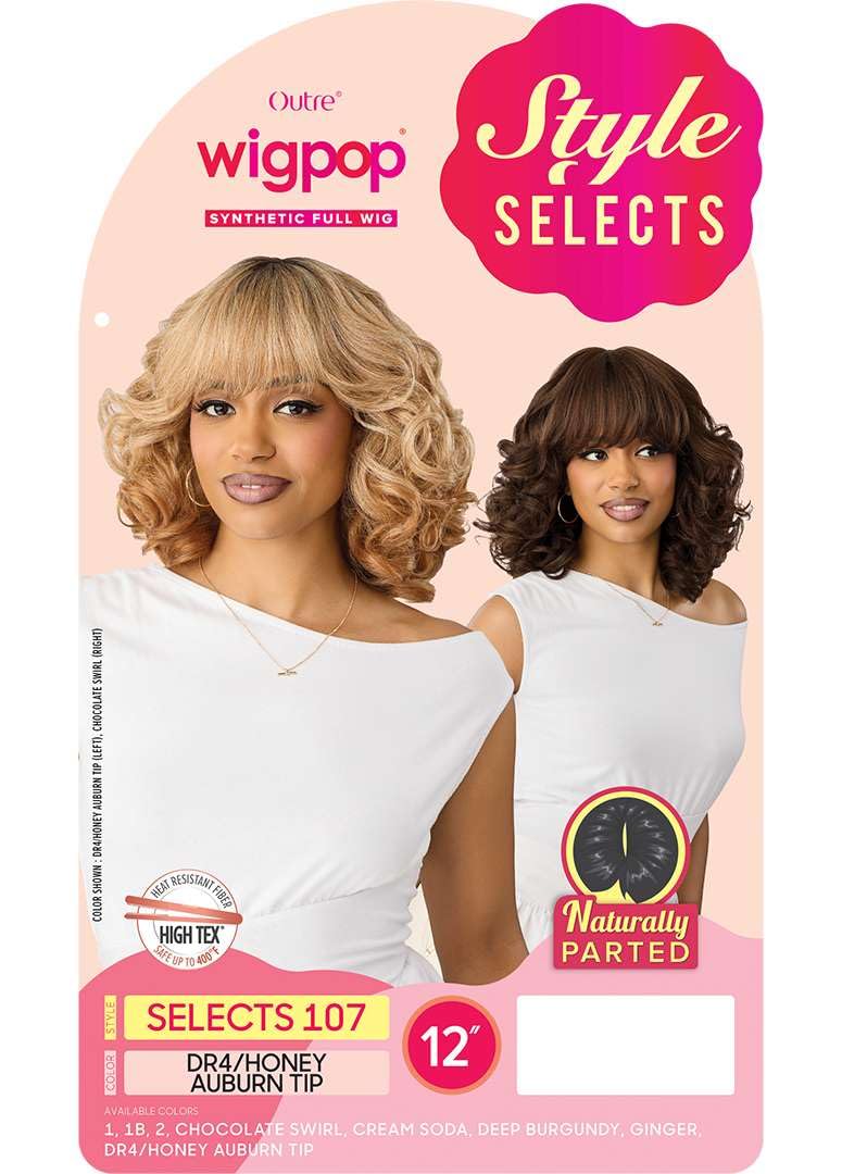 Outre Wigpop Synthetic Full Wig - Style Selects - Selects 107 (GINGER)