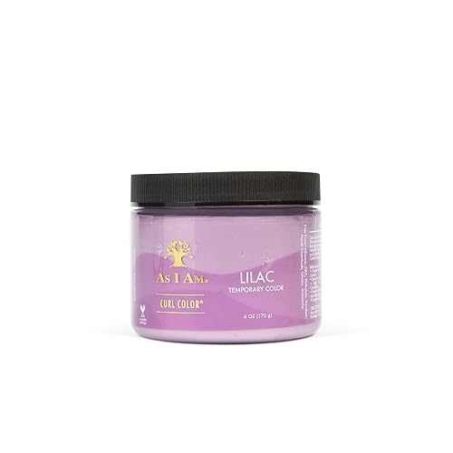 As I Am Curl Color - Lilac - 6 Ounce - Curling Gel - Temporary Color - Medium Hold - Vegan & Cruelty Free Beauty & Personal Care As I Am