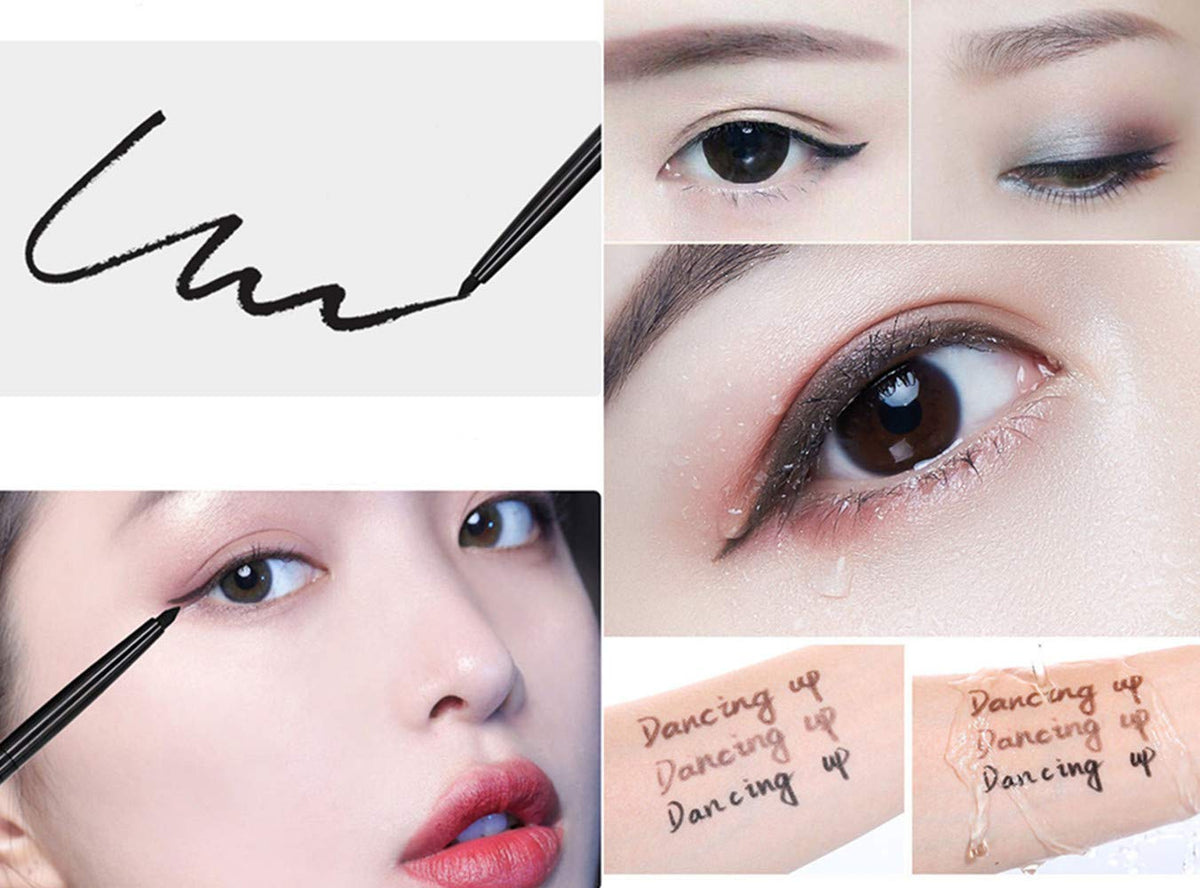 Go Ho Black,Light Brown,Dark Brown Eyeliner Pencils,6 Pack Gel Eye Liner Makeup Pencil,High Pigment Smooth Eyeliner Stick,Soft Easy to Color Eye Liner Beauty & Personal Care Go Ho