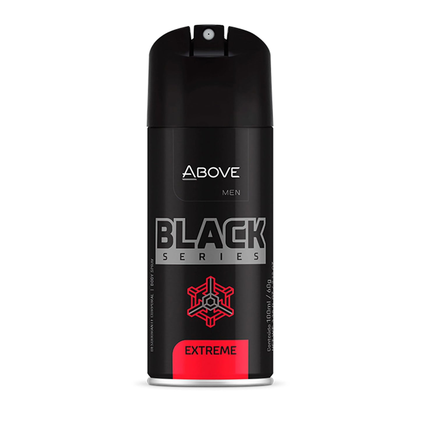 ABOVE Black Series Body Spray, Extreme, 2.12 oz - Deodorant - Woody Fragrance - Masks Perspiration Odors - Long-Lasting Dry Spray - Cruelty-Free Beauty and Personal Care ABOVE