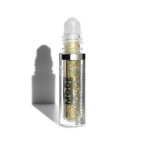 Mode Angel Dust Roll On Glitter THE HIGH Life Holographic Gold Sparkling High Performance 3D Loose Glitters for Face and Body, Spill Proof Bottle Beauty & Personal Care Mode Cosmetics