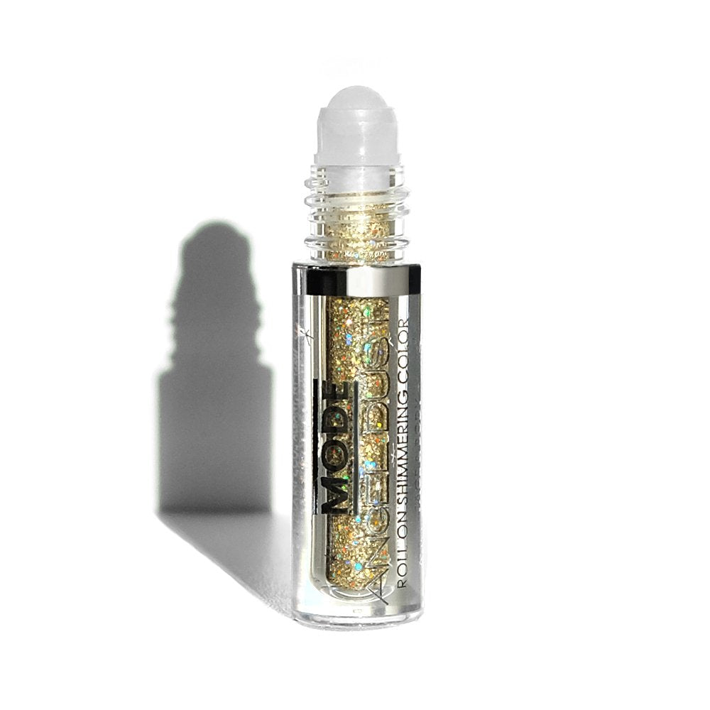 Mode Angel Dust Roll On Glitter THE HIGH Life Holographic Gold Sparkling High Performance 3D Loose Glitters for Face and Body, Spill Proof Bottle Beauty & Personal Care Mode Cosmetics