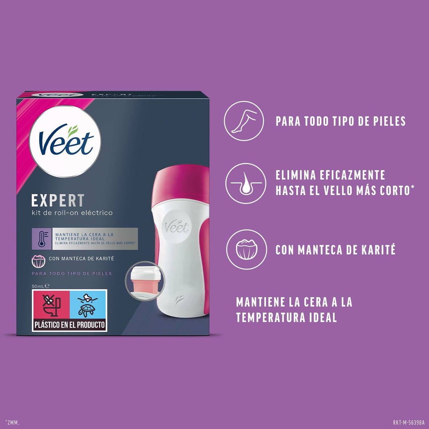 Veet Easy Wax Roll-On Electric Kit Beauty and Personal Care Veet