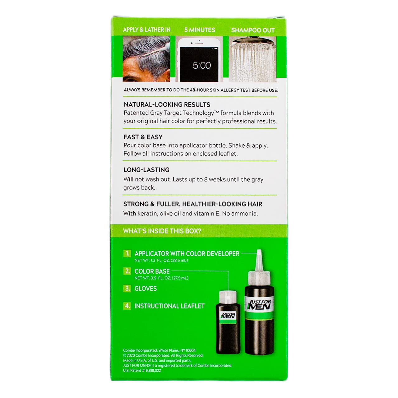 Just For Men Original Formula Hair Color, Dark Blond/Lightest Brown H-15 Beauty & Personal Care Just for Men