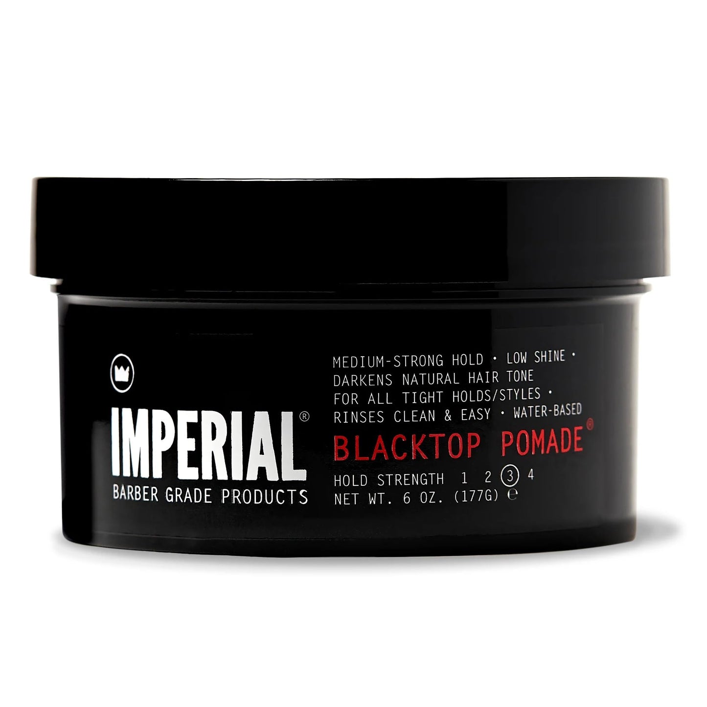 Imperial Barber Grade Products Blacktop Pomade, 6 oz Beauty & Personal Care Imperial Barber Grade Products
