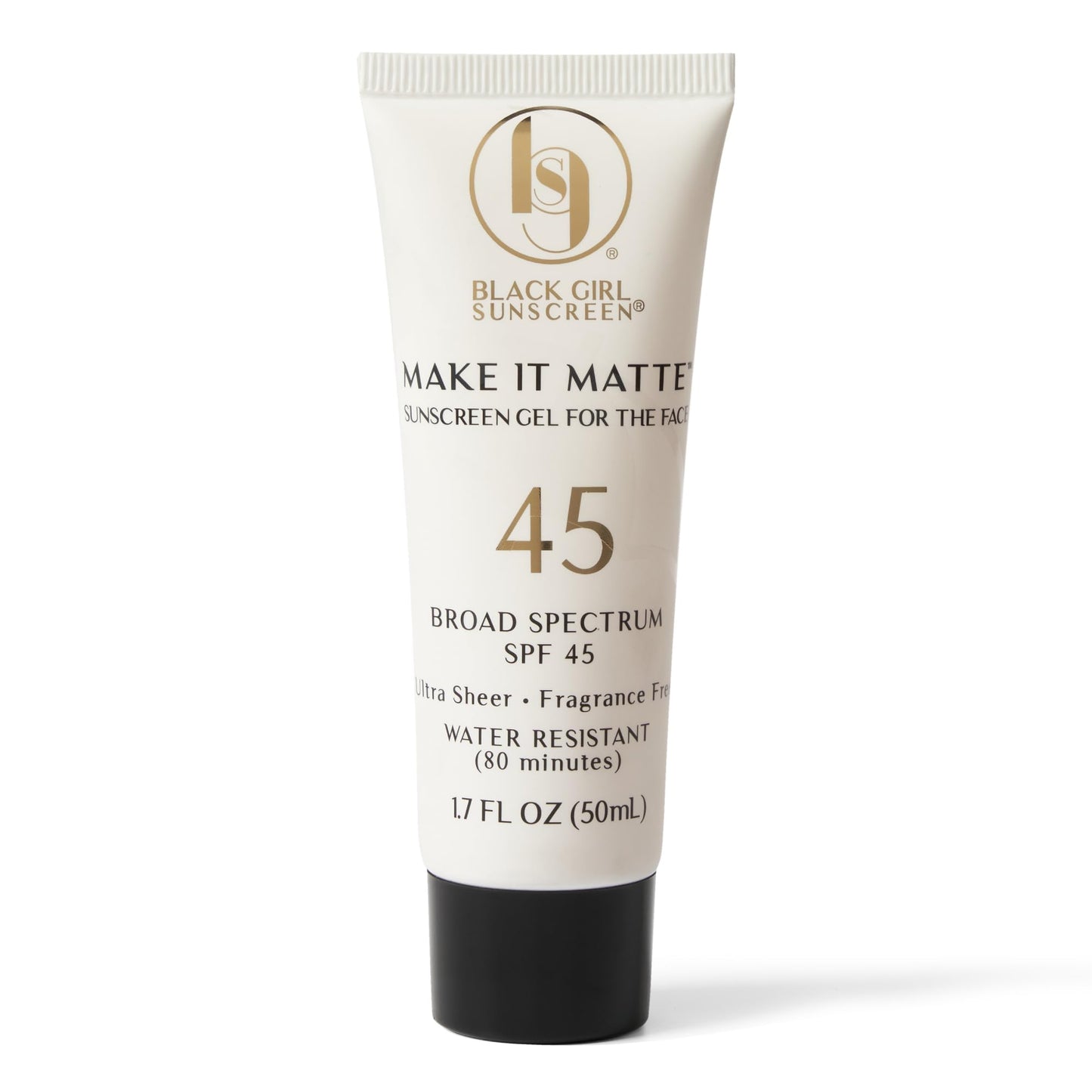 Black Girl Sunscreen Make it Matte SPF 45 Gel Sunscreen for Face - SPF 45, Sun Protection & Skin Care, Travel Size, Water Resistant, Wear Under Beauty & Personal Care BLACK GIRL SUNSCREEN