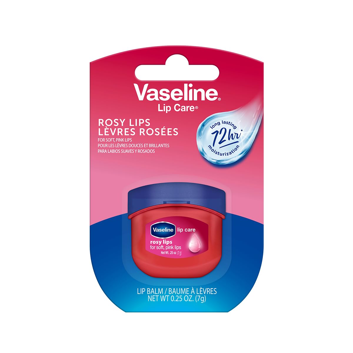 Lip Therapy Rosy Lips 0.25 oz, Pack of 1 Beauty and Personal Care Vaseline