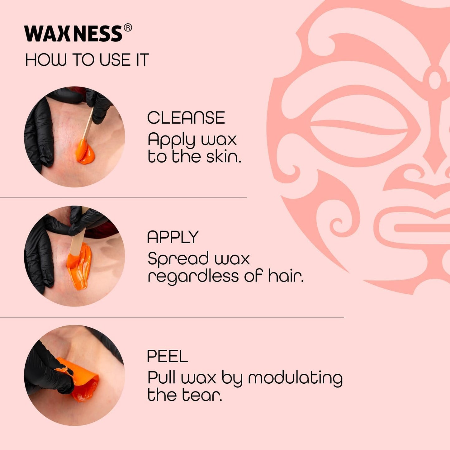 Waxness Tahitian Coral Hard Wax Beads Bulk 22 lb (10 kg) - Creamy Texture with Strong Grip for Bikini & Coarse Hair, For Sensitive Skin, Salon Use Beauty and Personal Care Waxness