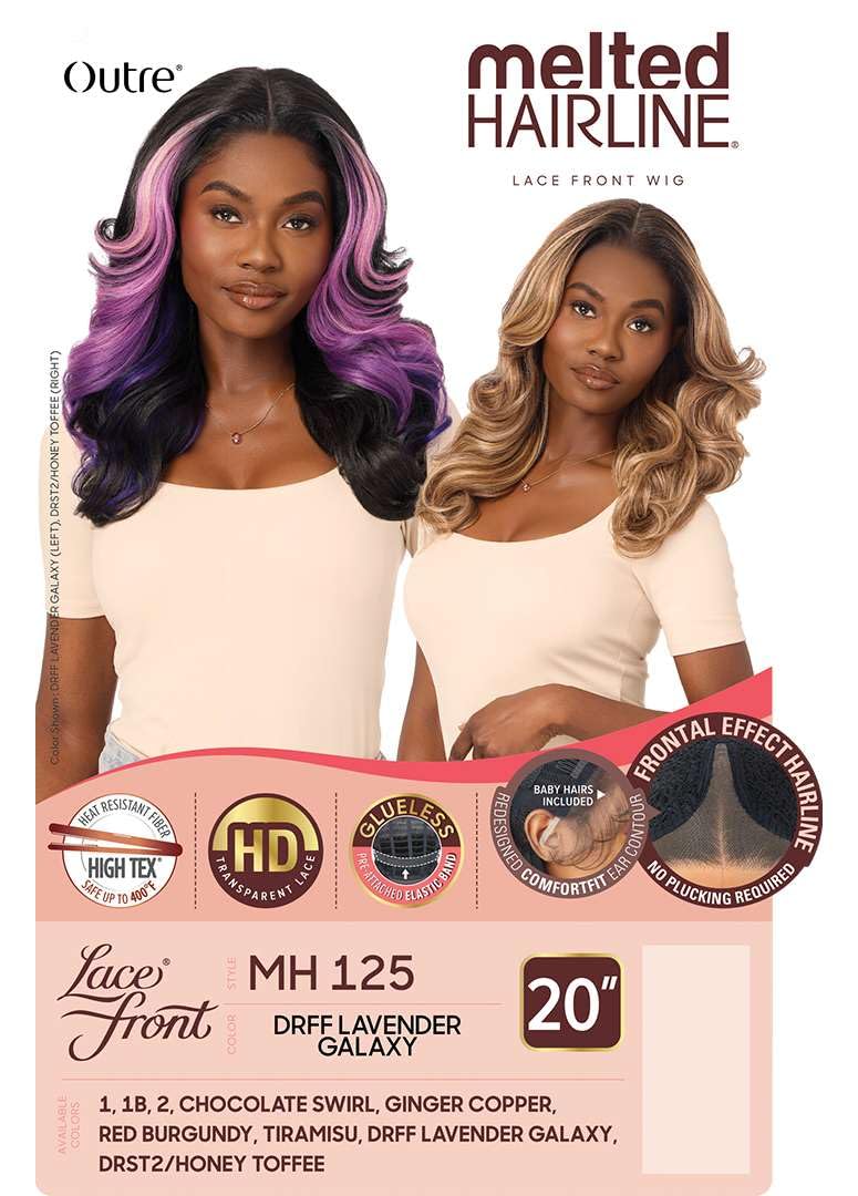 Outre Lace Front Wig - Melted Hairline - MH 125 (OFF BLACK 1B)