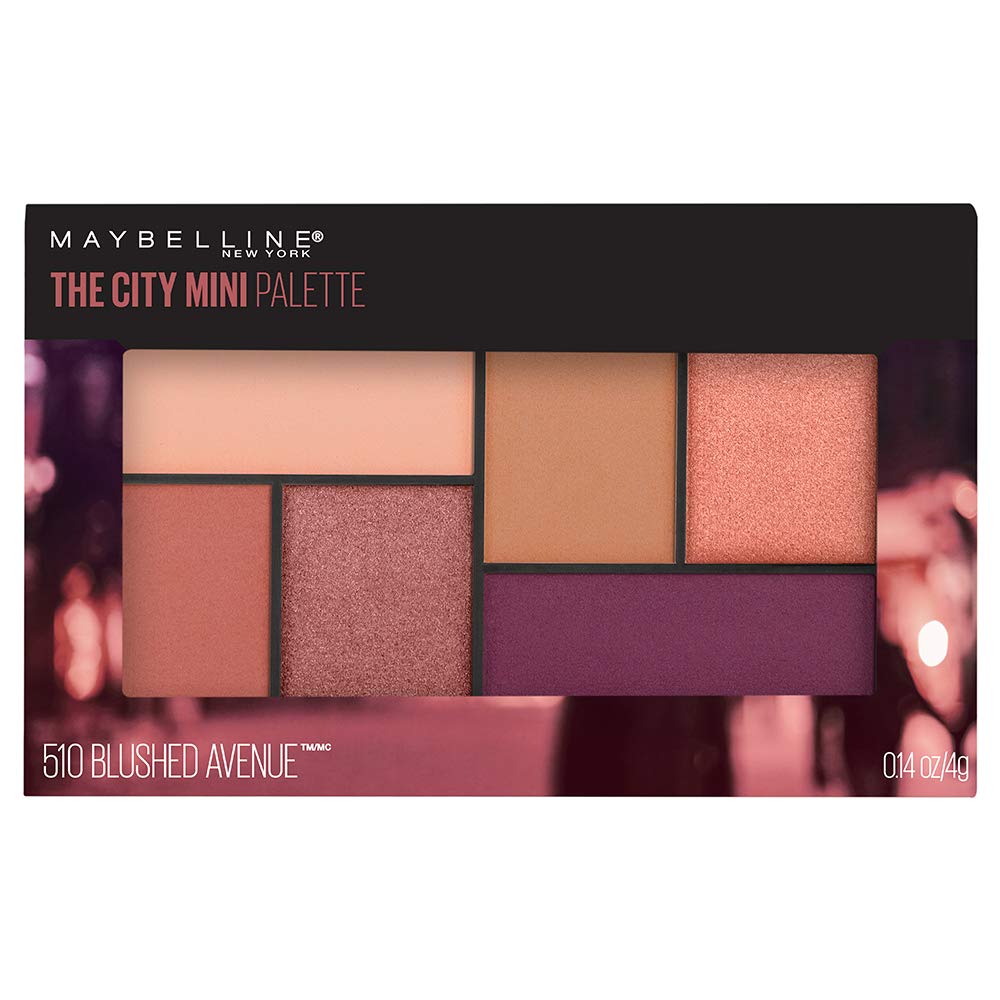 Maybelline New York The City Mini Eyeshadow Palette Makeup, Blushed Avenue, 0.14 oz. Beauty & Personal Care MAYBELLINE